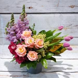 Galah – Pink Arrangement in a Ceramic Pot