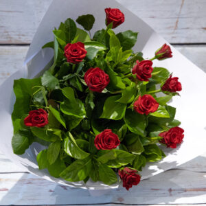 Crimson Rosella – Rose Bouquet